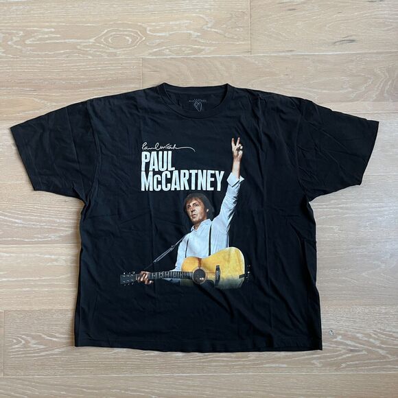 Paul McCartney Houston Texas 11/14/12 Official Tour Concert Tee 2XL Black NWT - Picture 1 of 3